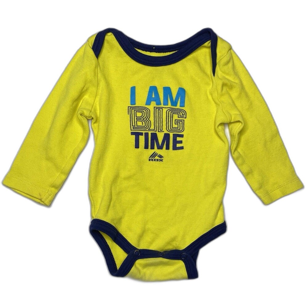RBX Baby Boy 3-6M Long Sleeve Bodysuit